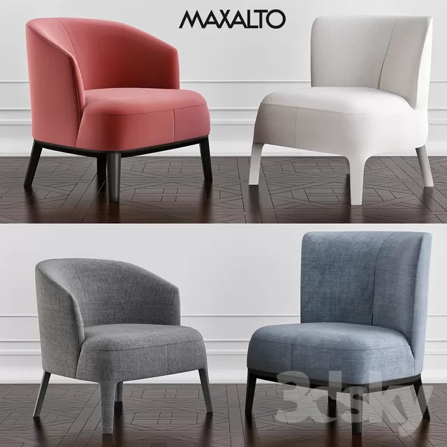 3DSKYFREE – LIVING ROOM - ARMCHAIRS 3DS MAX MODELS