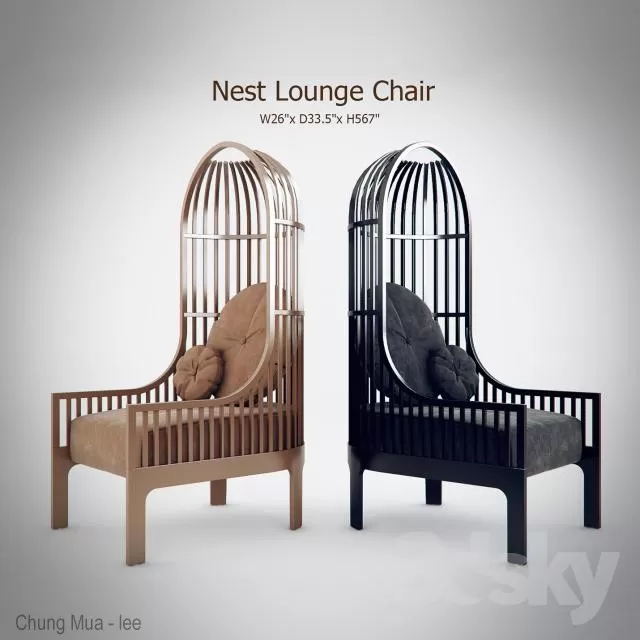 3DSKYFREE – LIVING ROOM - ARMCHAIRS 3DS MAX MODELS