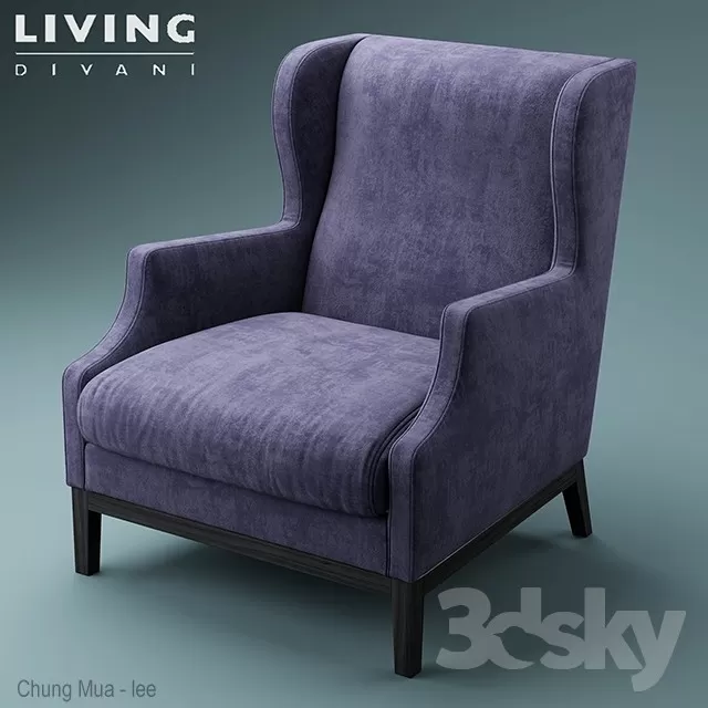 3DSKYFREE – LIVING ROOM - ARMCHAIRS 3DS MAX MODELS