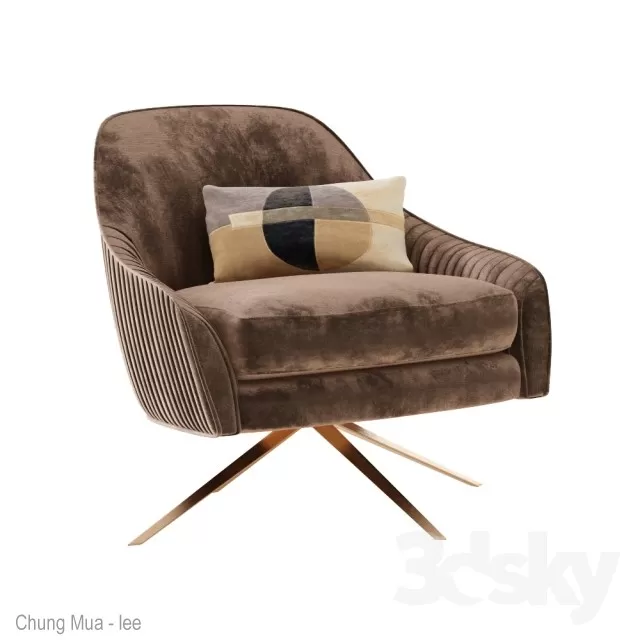 3DSKYFREE – LIVING ROOM - ARMCHAIRS 3DS MAX MODELS