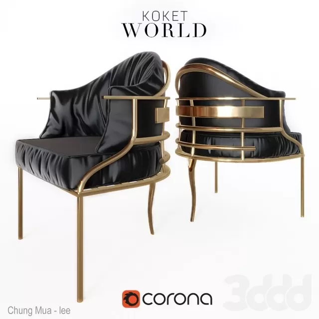 3DSKYFREE – LIVING ROOM - ARMCHAIRS 3DS MAX MODELS