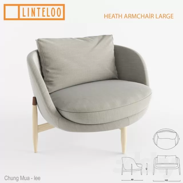 3DSKYFREE – LIVING ROOM - ARMCHAIRS 3DS MAX MODELS