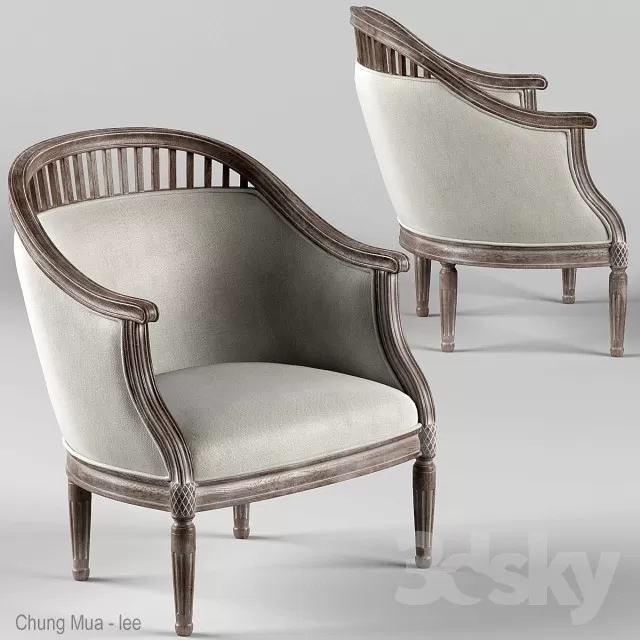 3DSKYFREE – LIVING ROOM - ARMCHAIRS 3DS MAX MODELS