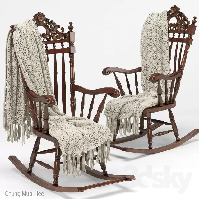 3DSKYFREE – LIVING ROOM - ARMCHAIRS 3DS MAX MODELS