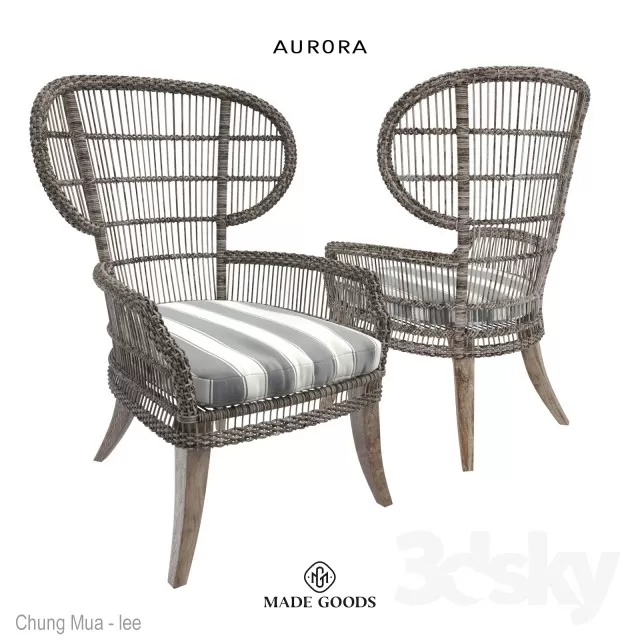 3DSKYFREE – LIVING ROOM - ARMCHAIRS 3DS MAX MODELS