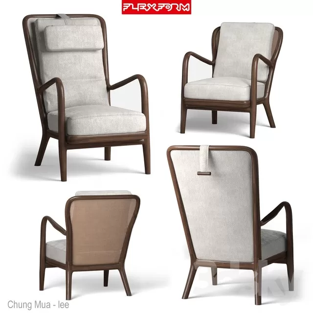 3DSKYFREE – LIVING ROOM - ARMCHAIRS 3DS MAX MODELS
