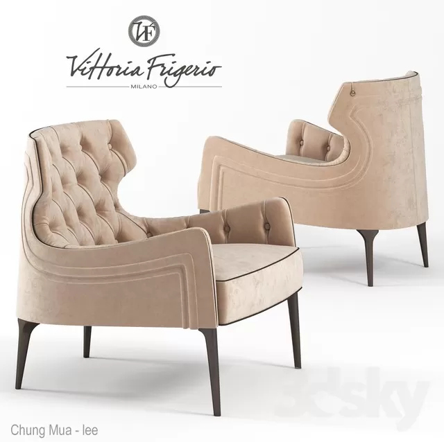 3DSKYFREE – LIVING ROOM - ARMCHAIRS 3DS MAX MODELS