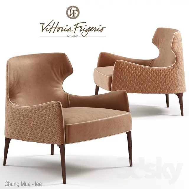 3DSKYFREE – LIVING ROOM - ARMCHAIRS 3DS MAX MODELS