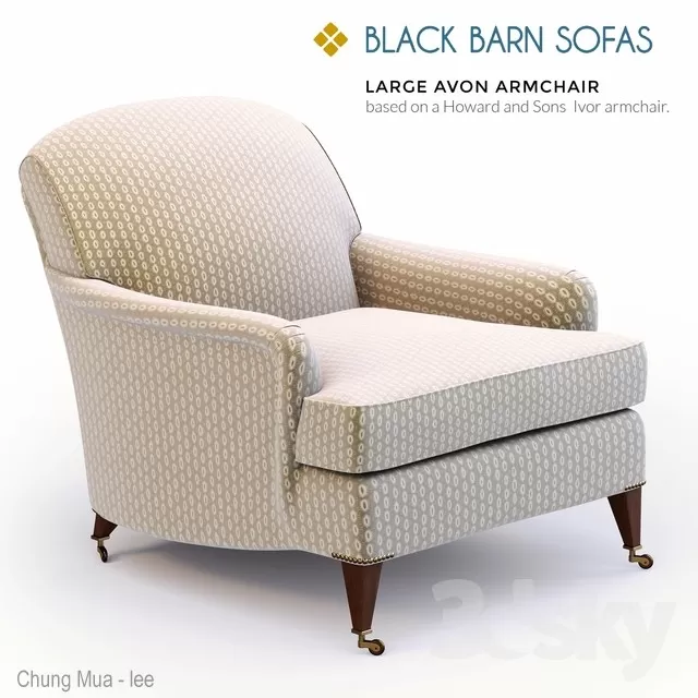 3DSKYFREE – LIVING ROOM - ARMCHAIRS 3DS MAX MODELS