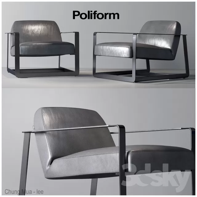 3DSKYFREE – LIVING ROOM - ARMCHAIRS 3DS MAX MODELS