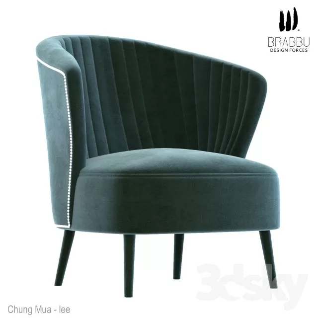 3DSKYFREE – LIVING ROOM - ARMCHAIRS 3DS MAX MODELS