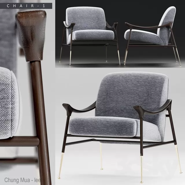3DSKYFREE – LIVING ROOM - ARMCHAIRS 3DS MAX MODELS