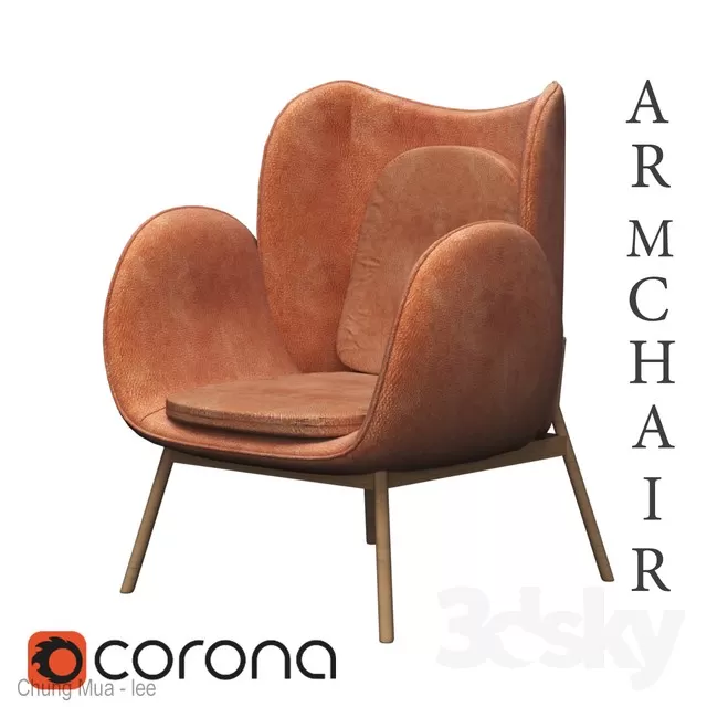 3DSKYFREE – LIVING ROOM - ARMCHAIRS 3DS MAX MODELS