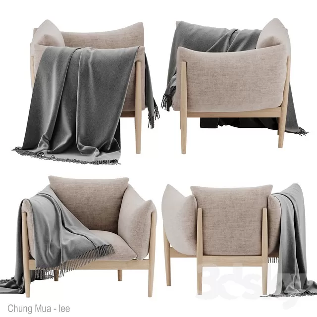 3DSKYFREE – LIVING ROOM - ARMCHAIRS 3DS MAX MODELS