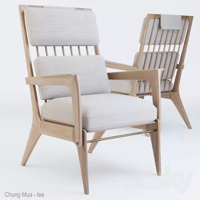 3DSKYFREE – LIVING ROOM - ARMCHAIRS 3DS MAX MODELS