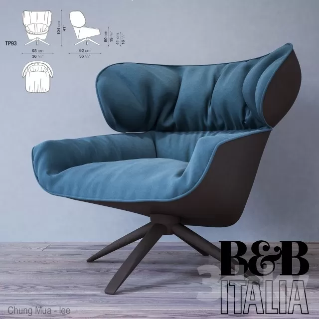 3DSKYFREE – LIVING ROOM - ARMCHAIRS 3DS MAX MODELS