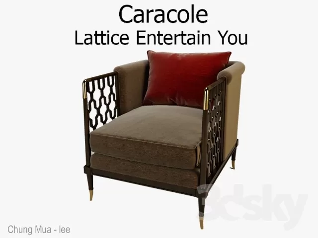 3DSKYFREE – LIVING ROOM - ARMCHAIRS 3DS MAX MODELS