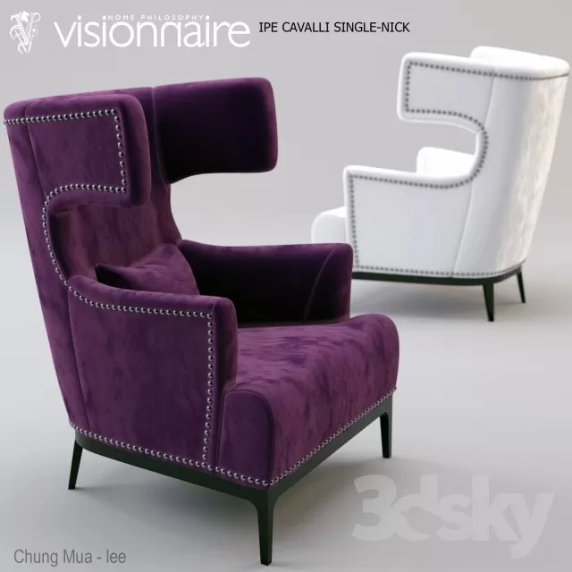 3DSKYFREE – LIVING ROOM - ARMCHAIRS 3DS MAX MODELS