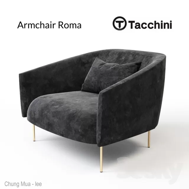 3DSKYFREE – LIVING ROOM - ARMCHAIRS 3DS MAX MODELS