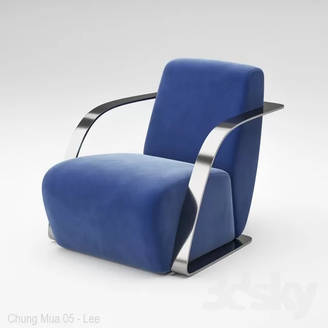 3DSKYFREE – LIVING ROOM - ARMCHAIRS 3DS MAX MODELS