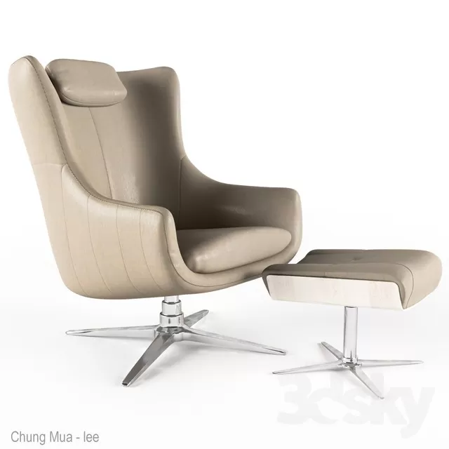 3DSKYFREE – LIVING ROOM - ARMCHAIRS 3DS MAX MODELS