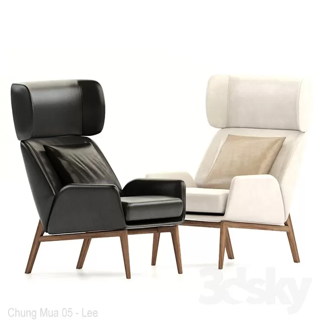 3DSKYFREE – LIVING ROOM - ARMCHAIRS 3DS MAX MODELS