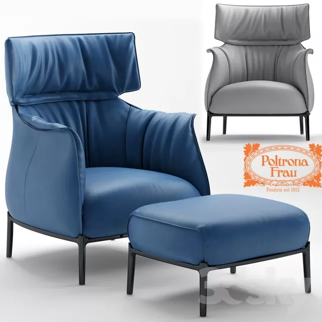 3DSKYFREE – LIVING ROOM - ARMCHAIRS 3DS MAX MODELS
