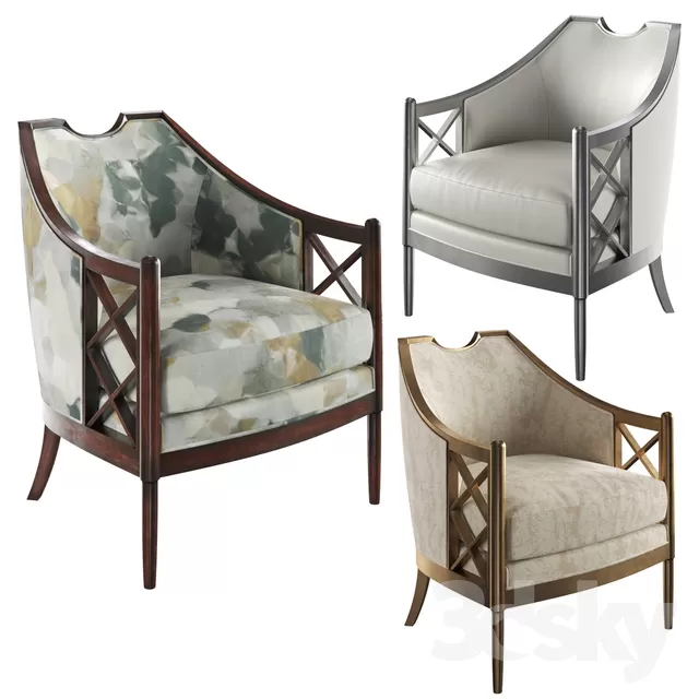 3DSKYFREE – LIVING ROOM - ARMCHAIRS 3DS MAX MODELS