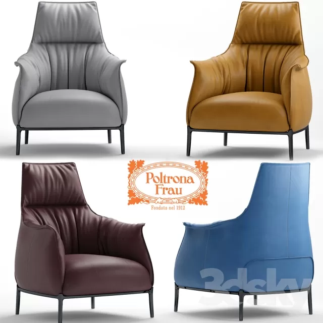 3DSKYFREE – LIVING ROOM - ARMCHAIRS 3DS MAX MODELS