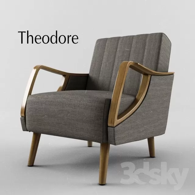 3DSKYFREE – LIVING ROOM - ARMCHAIRS 3DS MAX MODELS