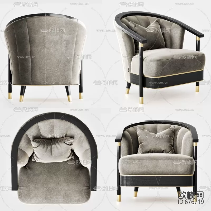 3DSKYFREE – LIVING ROOM - ARMCHAIRS 3DS MAX MODELS