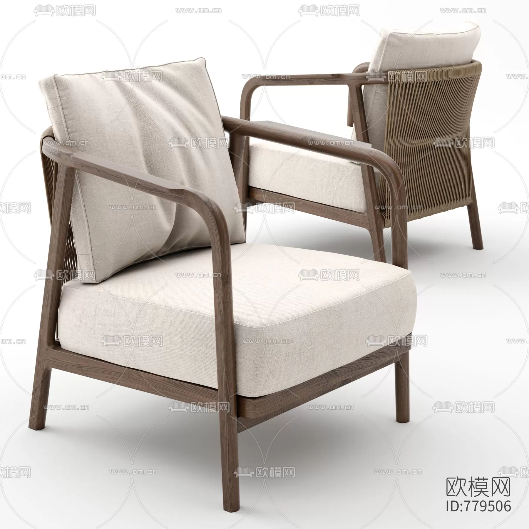 3DSKYFREE – LIVING ROOM - ARMCHAIRS 3DS MAX MODELS