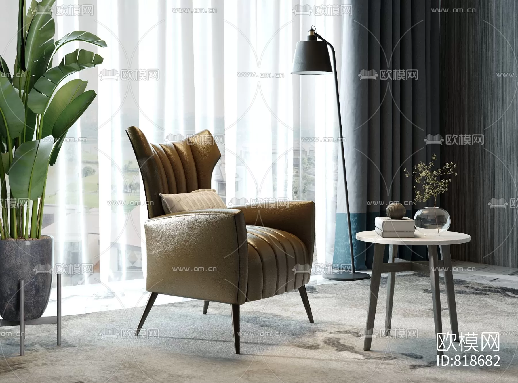 3DSKYFREE – LIVING ROOM - ARMCHAIRS 3DS MAX MODELS