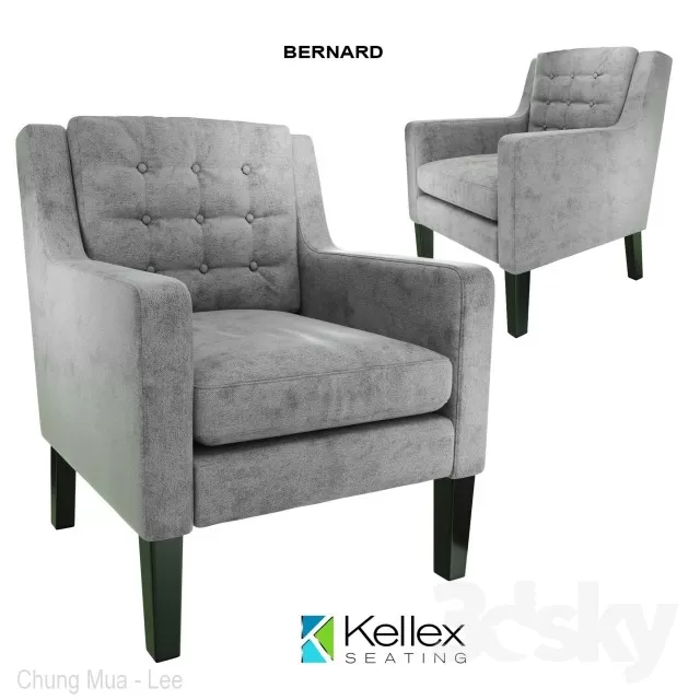 3DSKYFREE – LIVING ROOM - ARMCHAIRS 3DS MAX MODELS