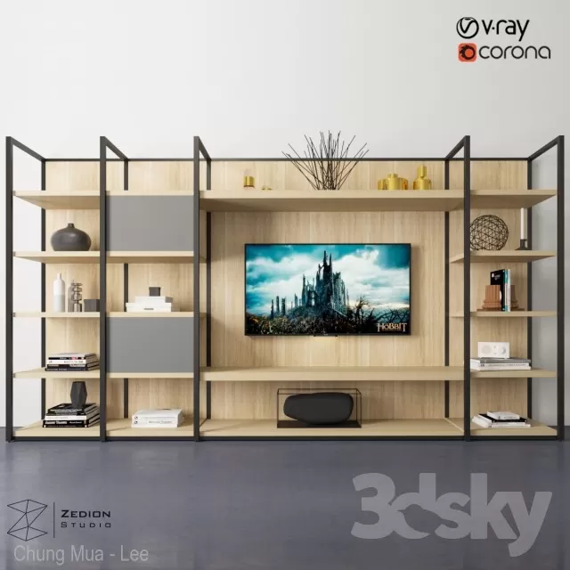 3DSKYFREE – LIVINGROOM 3DS MAX MODELS