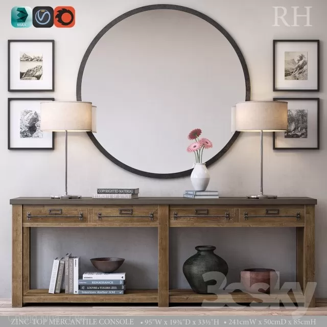 3DSKYFREE – LIVINGROOM 3DS MAX MODELS