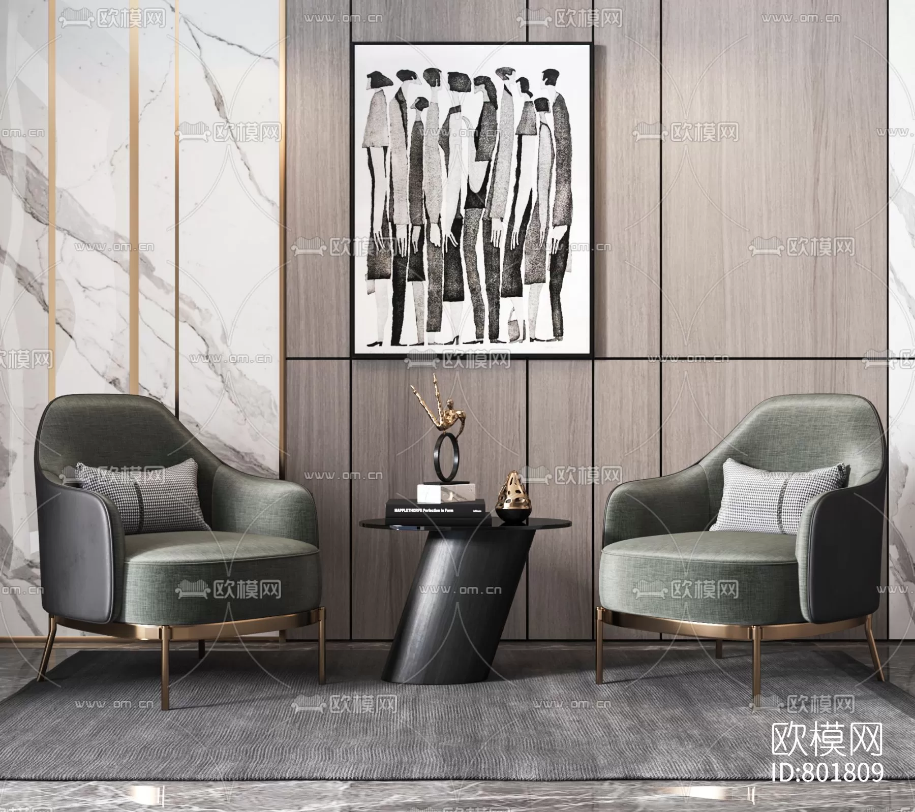 3DSKYFREE – LIVINGROOM - CHAIR 3DS MAX MODELS