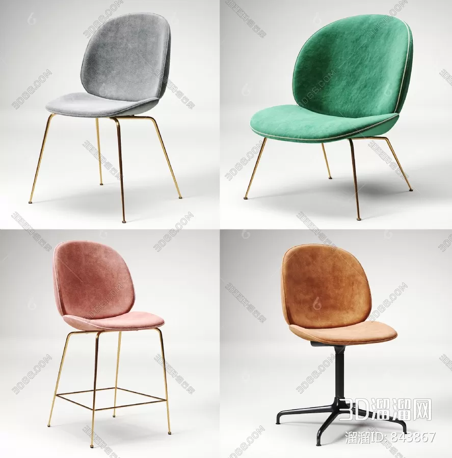 3DSKYFREE – LIVINGROOM - CHAIR 3DS MAX MODELS