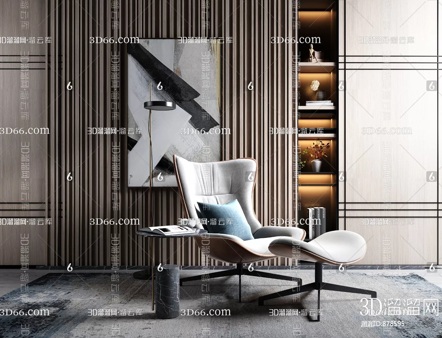 3DSKYFREE – LIVINGROOM - CHAIR 3DS MAX MODELS