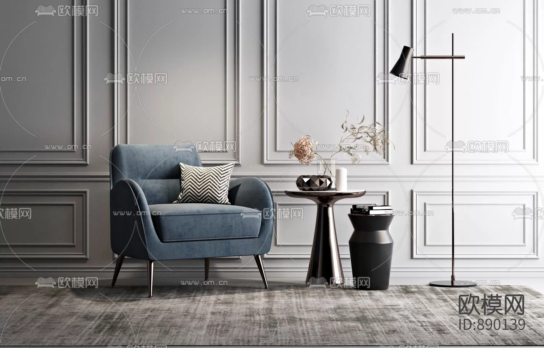 3DSKYFREE – LIVINGROOM - CHAIR 3DS MAX MODELS