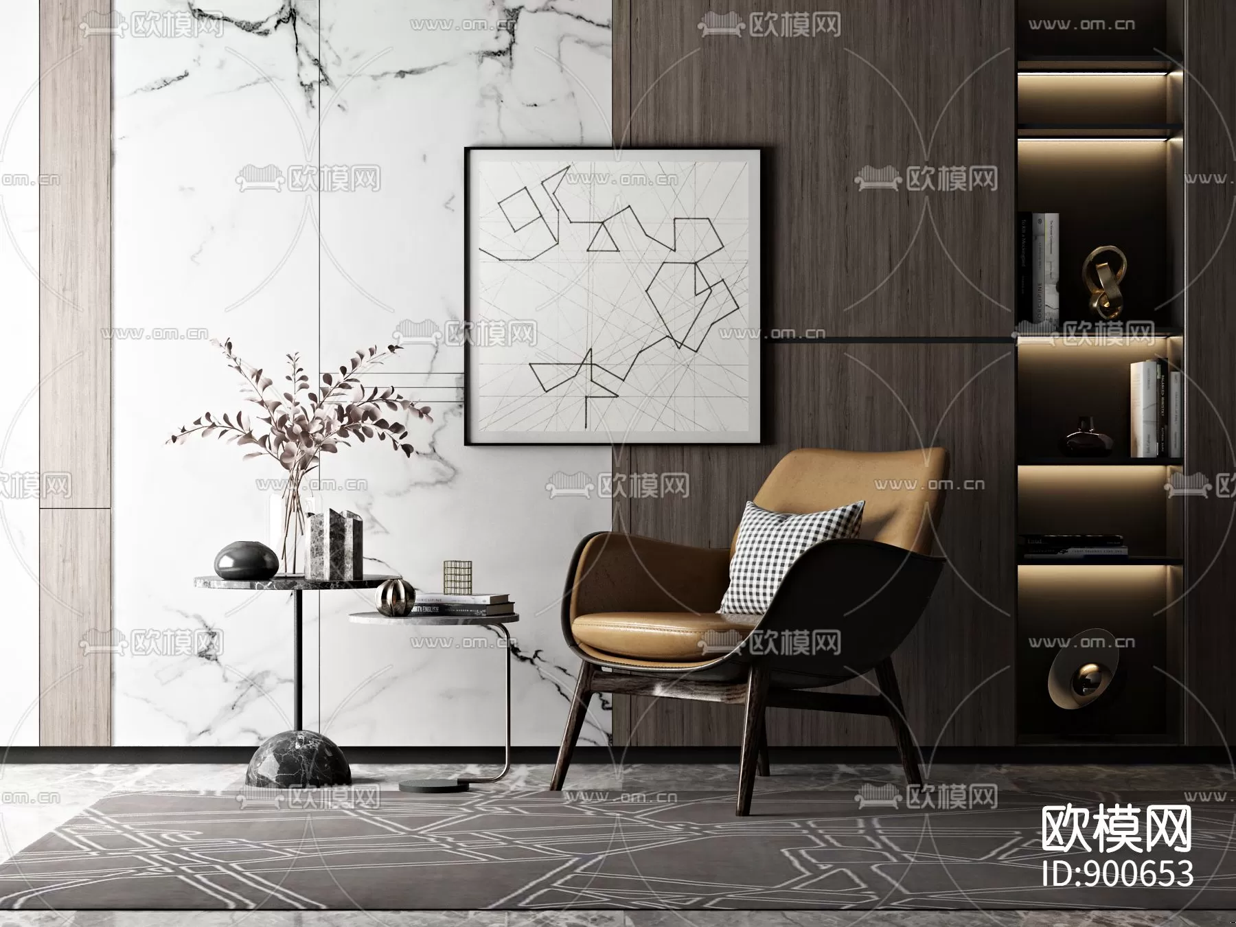 3DSKYFREE – LIVINGROOM - CHAIR 3DS MAX MODELS