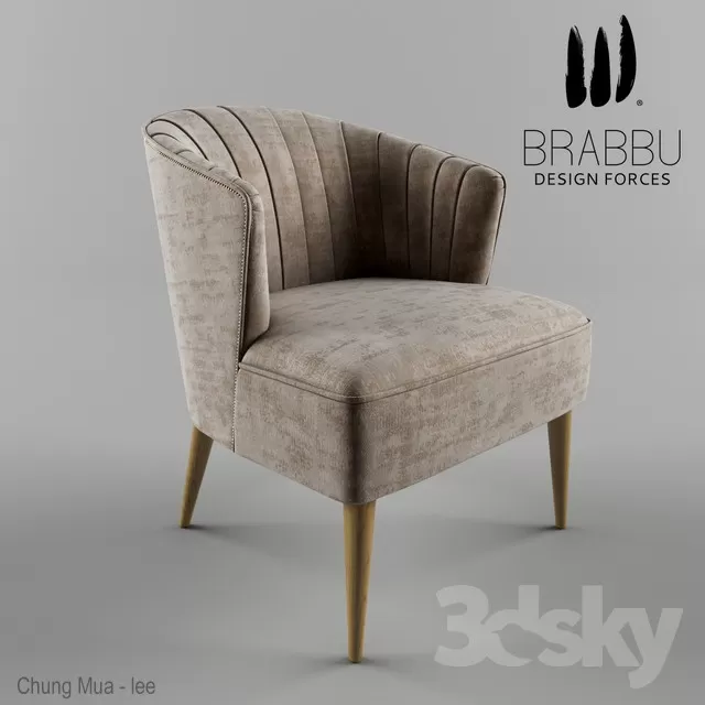 3DSKYFREE – LIVINGROOM - CHAIR 3DS MAX MODELS