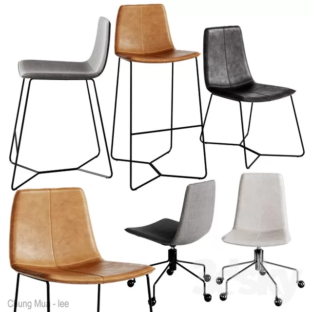 3DSKYFREE – LIVINGROOM - CHAIR 3DS MAX MODELS