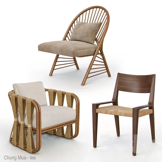 3DSKYFREE – LIVINGROOM - CHAIR 3DS MAX MODELS