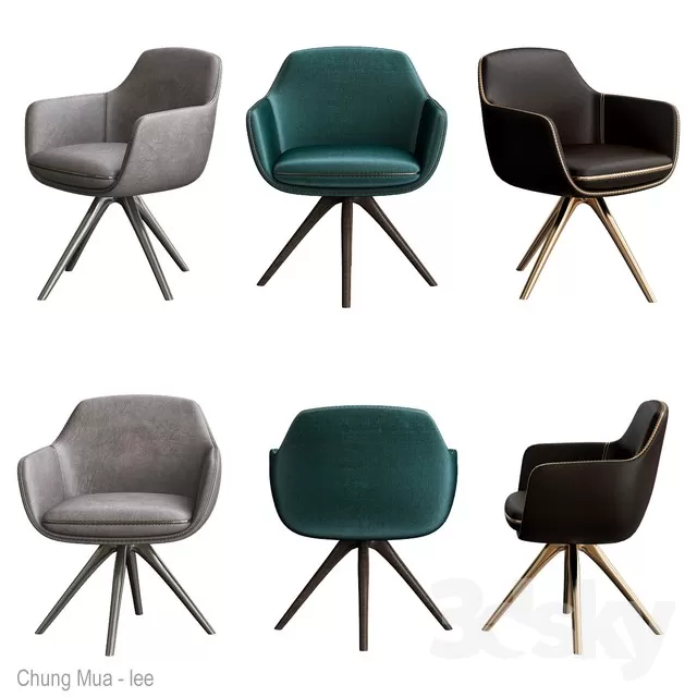 3DSKYFREE – LIVINGROOM - CHAIR 3DS MAX MODELS