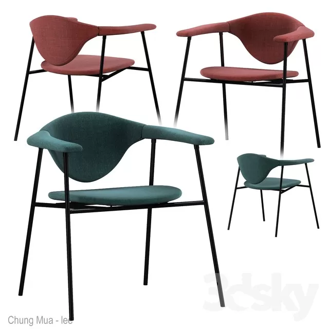 3DSKYFREE – LIVINGROOM - CHAIR 3DS MAX MODELS