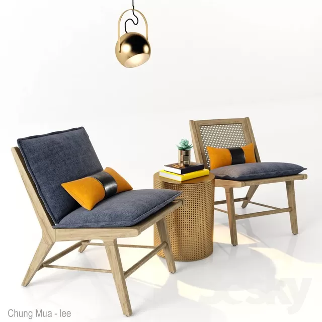 3DSKYFREE – LIVINGROOM - CHAIR 3DS MAX MODELS