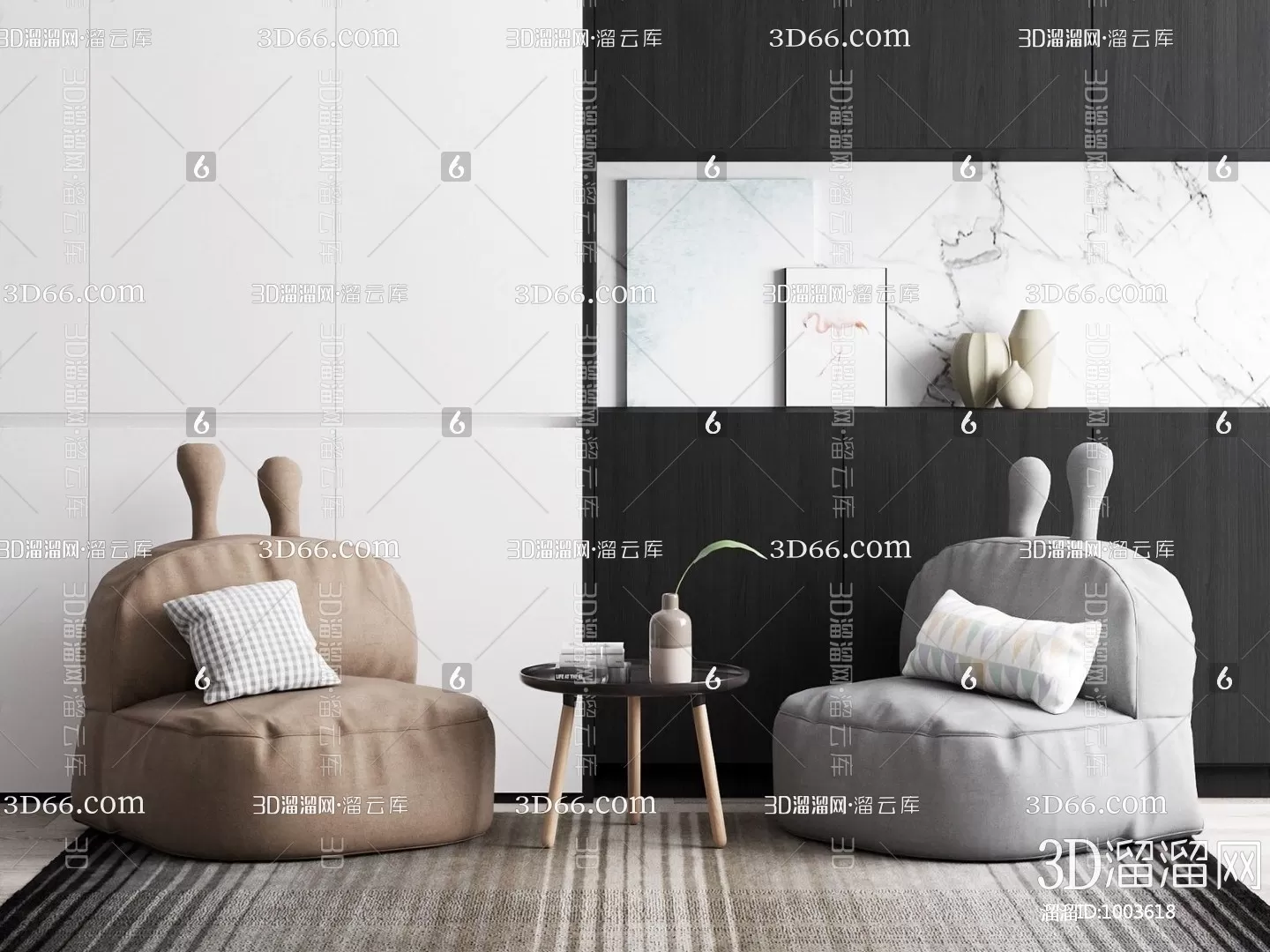 3DSKYFREE – LIVINGROOM - CHAIR 3DS MAX MODELS