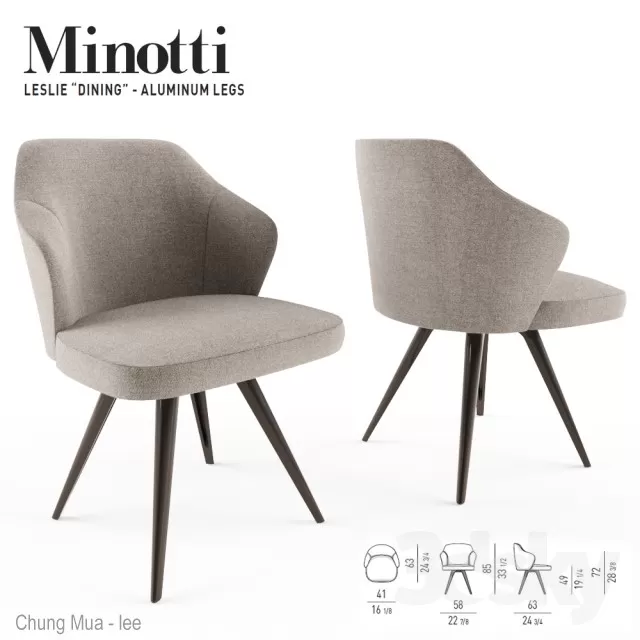 3DSKYFREE – LIVINGROOM - CHAIR 3DS MAX MODELS