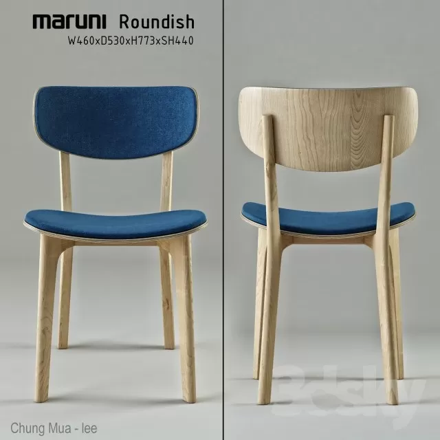 3DSKYFREE – LIVINGROOM - CHAIR 3DS MAX MODELS